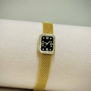 Black diamond square luxe bracelet