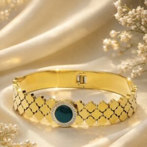 Emerald aura luxe bracelet
