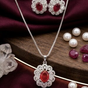 Ruby Floral necklace